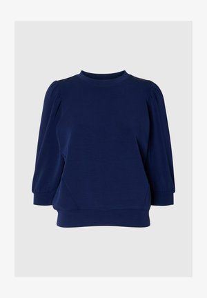 Selected, SLFTENNY 3/4 SWEAT TOP NOOS - Sweatshirt - ocean cavern