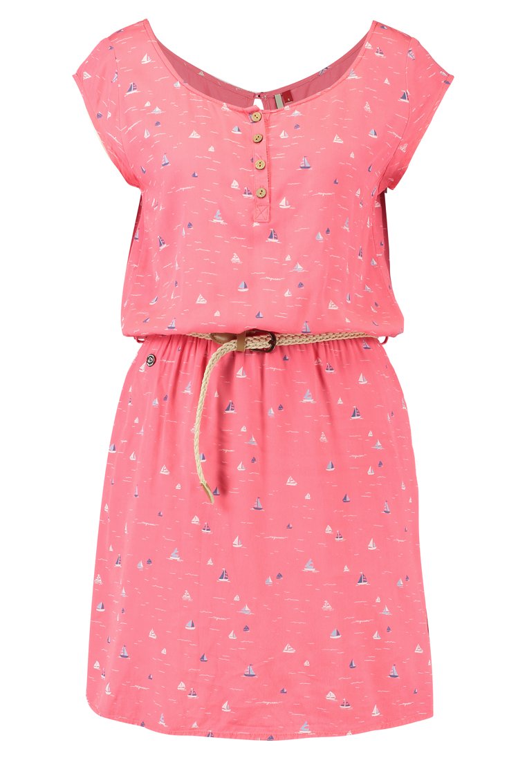 Ragwear Jurk koraalrood Ragwear Jurk koraalrood