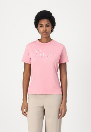 HUGO DAMACIA - Print T-shirt - bright pink