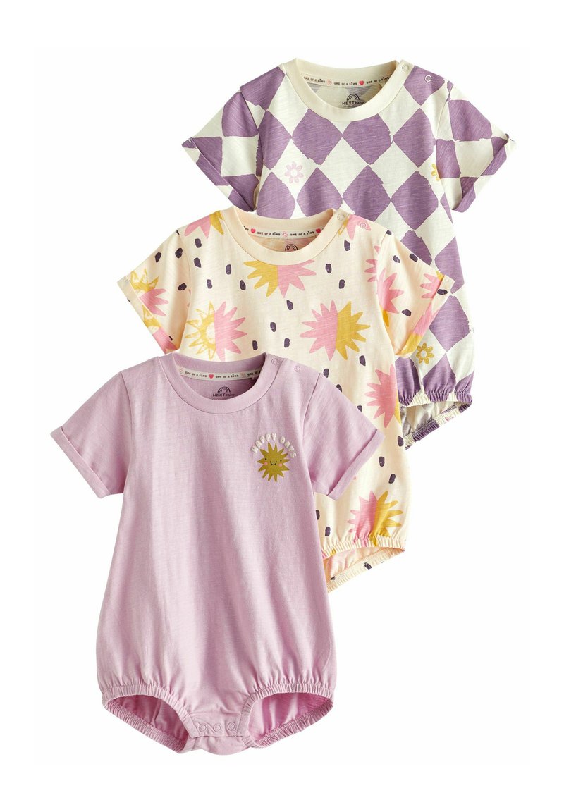 Next - 3 PACK - REGULAR FIT - Body - pink purple skater, Ampliar