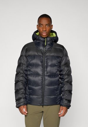 ARETE ULTRA HOODY - Páperová bunda - black