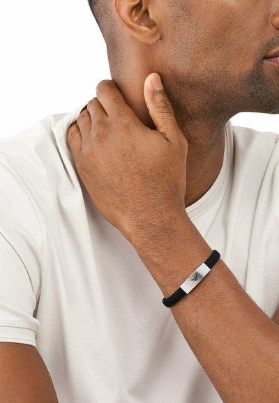 Emporio Armani LOGO ESSENTIALS - Armband - silver-coloured
