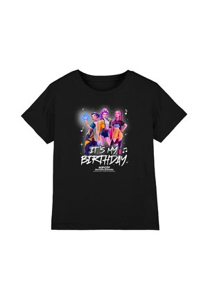 Print T-shirt - black