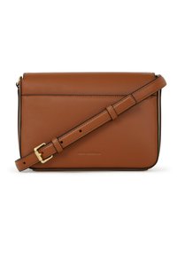 KARL LAGERFELD SIGNATURE FAN MEDIUM - Taška cez plece - brown