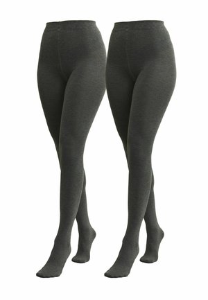TWO PACK - Strømpebukser - new grey