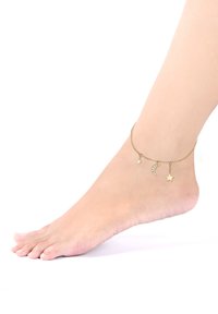 Elli SPARKLING MOON STAR CHARM - MIT KRISTALLEN VON SWAROVSKI® - Ankelkæder - gold coloured