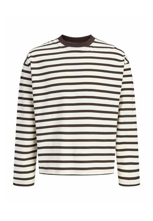 Jack & Jones, T-SHIRT STRIPED T-SHIRT - Longsleeve - java