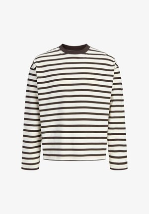 Jack & Jones, T-SHIRT STRIPED T-SHIRT - Longsleeve - java