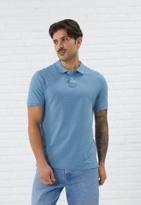 Pier One - Polo shirt - mottled blue Thumbnail Image 1
