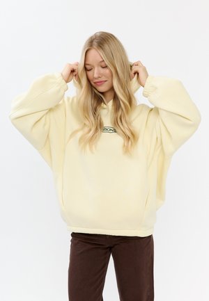 Felpa con cappuccio - beige
