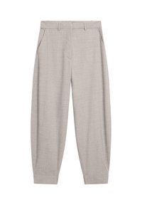 SAROUEL WITH BUCKLE DETAIL - Broek - light brown