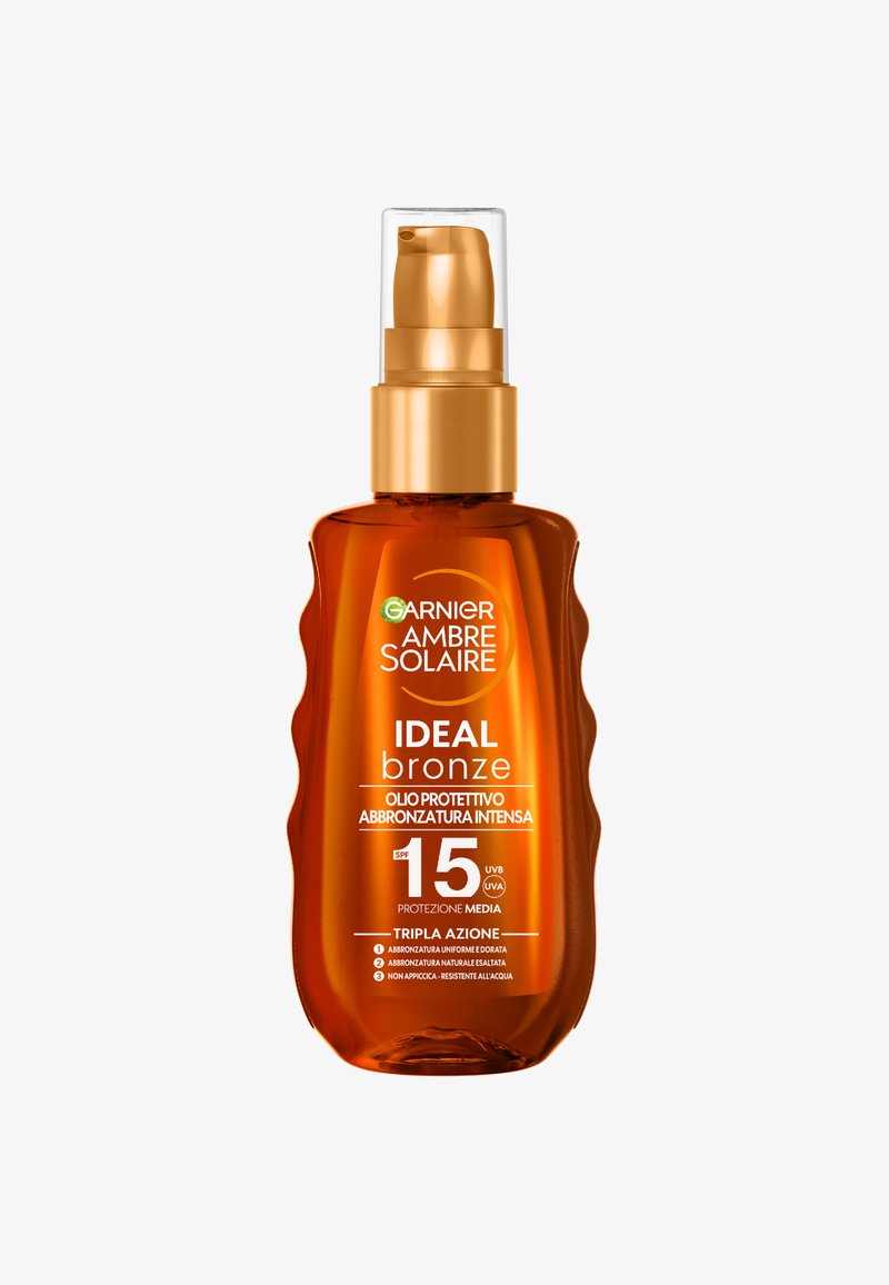 Garnier - AMBRE SOLAIRE IDEAL BRONZE OLIO ABBRONZANTE SPF15 - Autoabbronzante - spf, Ingrandire