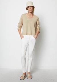 Marc O'Polo MIT HOHEM ANTEIL - Strickpullover - dusty field