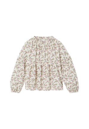 Vertbaudet, VERTBAUDET PRINTED BLOUSE FOR GIRLS - Blouse - vanilla