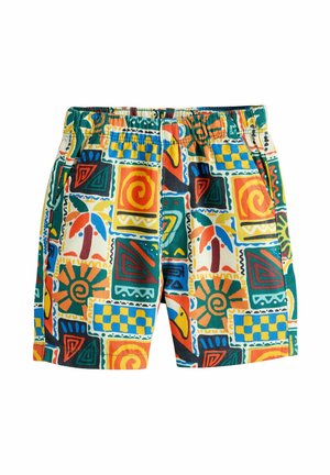 Next REGULAR FIT PULL ON JORTS  - Jeans Shorts - multi postcard print