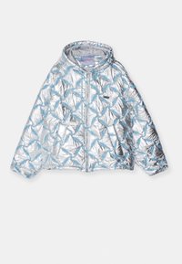 HOODED EMBROIDERED - Casaco de inverno - reflective silver