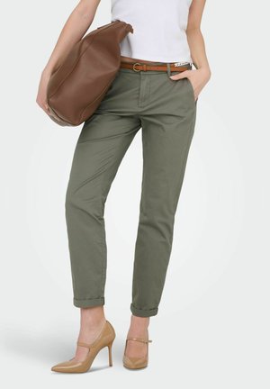 ONLBIANA MW CC PNT - Chino - smokey olive