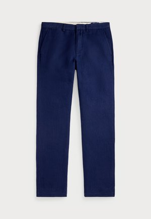 Polo Ralph Lauren STRAIGHT FIT HOUNDSTOOTH TWILL TROUSER - Trousers - newport navy