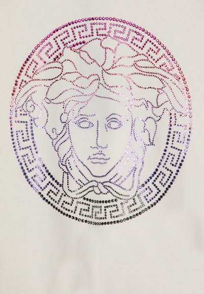 Versace RICAMO MEDUSA UNISEX - Športni pulover - bianco/multi-coloured