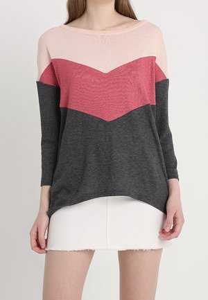 Svetr - mottled dark grey