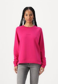 Marc O'Polo DENIM CREW NECK  - Ikdienas džemperis - vibrant pink