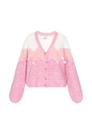 IZIA, IZIA CARDIGAN - Vest - offwhite pink