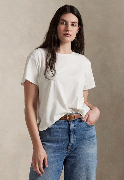 Polo Ralph Lauren CLASSIC SHRUNKEN FIT JERSEY TEE - T-shirt basic - white