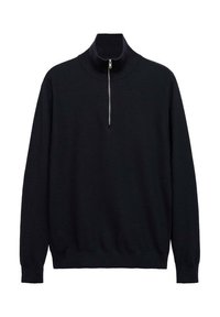 WITH ZIPPER COLLAR - Trui - royal blue