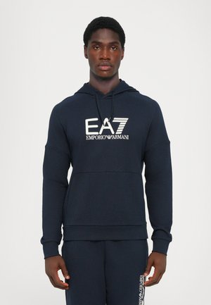 TRAIN VISIBILITY HOODIE  - Sweatshirt - blue/cream