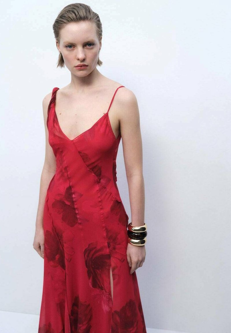 Mango AMAPOLA - Maxi dress - red - Zalando