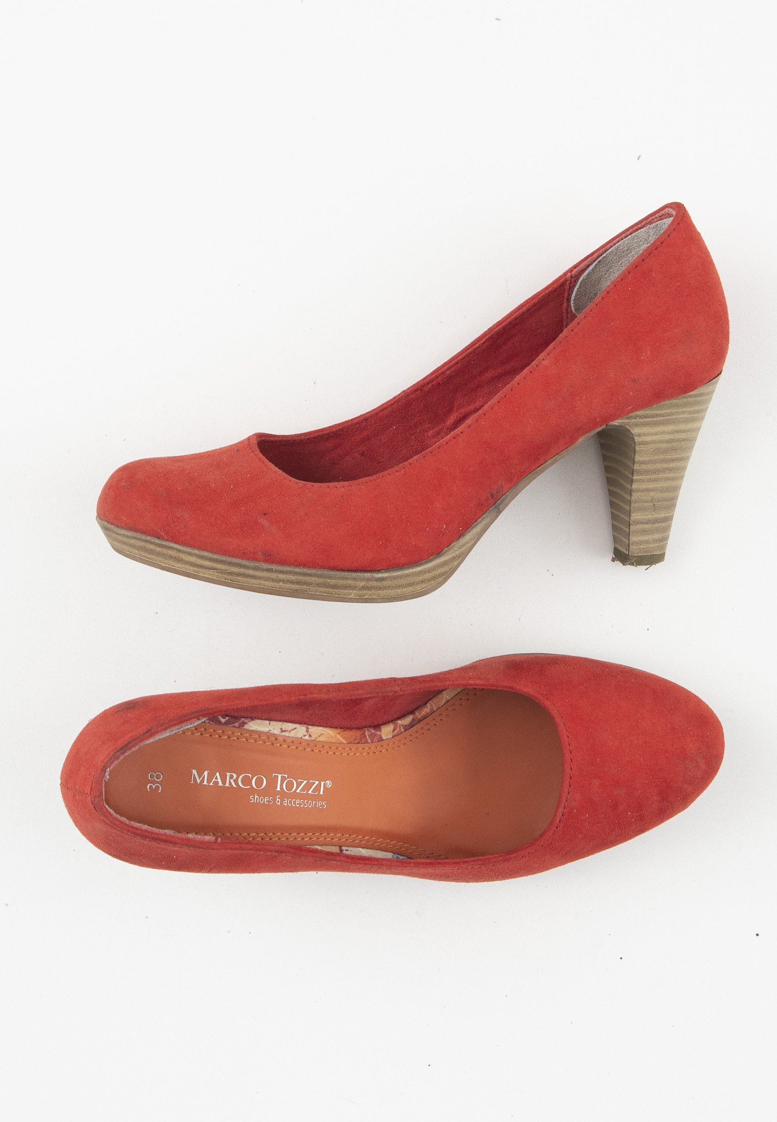 Marco Tozzi Plateaupumps - red/rood - (Pre-owned) - Zalando.nl