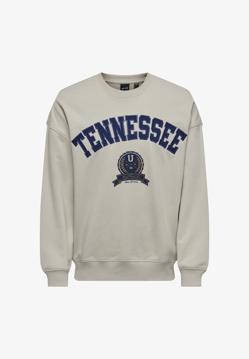 Only & Sons LAW LIFE VINTAGE - Melegítőfelső - beige