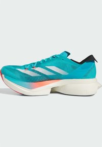adidas Performance ADIZERO ADIOS PRO 3 - Løpesko for vei - lucid cyan cloud white bright red