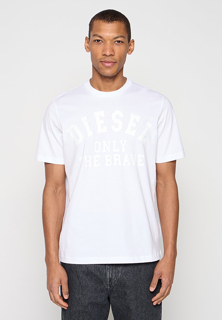 Diesel T-shirt print wit