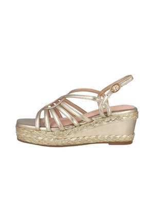Azarey Sandalias con plataforma - gold-coloured