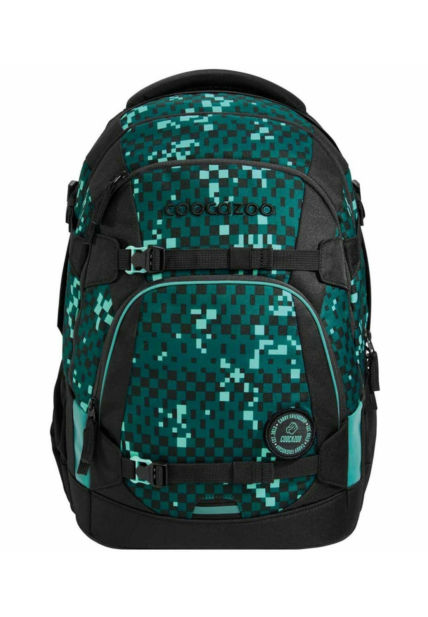 coocazoo MATE - School bag - pixel blox/dark green - Zalando