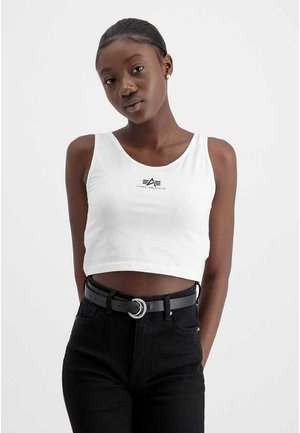 Alpha Industries CROP-TANK - Top - white