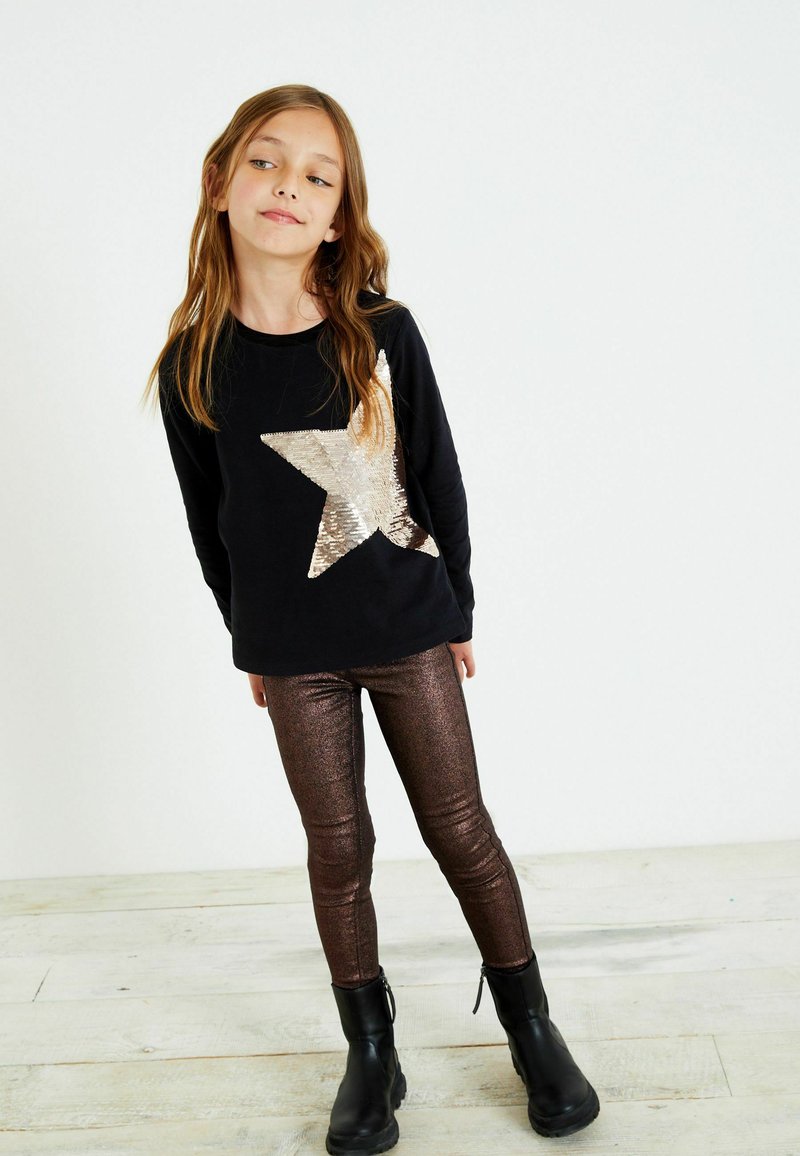 Next COATED Jeans Skinny Fit bronze/brun Zalando.se