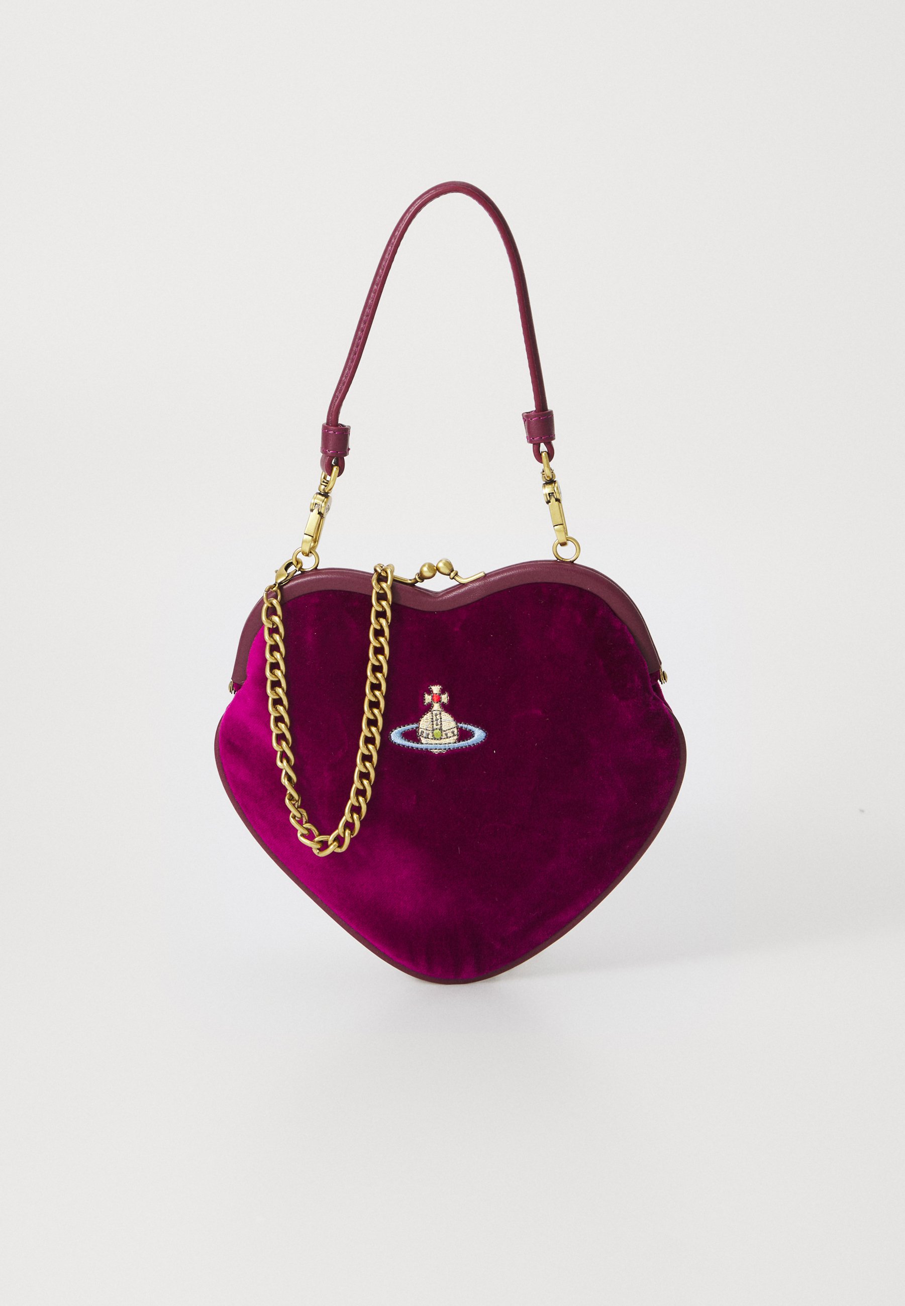 Vivienne Westwood BELLE HEART FRAME - Handbag - purple - Zalando