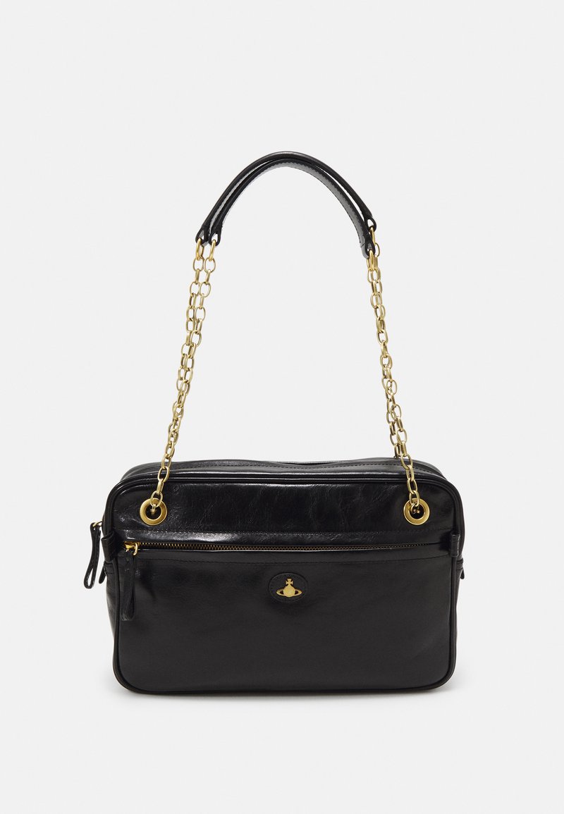 Vivienne Westwood PARIS CHAIN CROSSBODY - Across body bag - black  