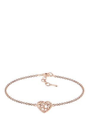 HERZ BLATT  - Armband - rose gold-coloured