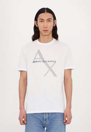 Armani Exchange Print T-shirt - white