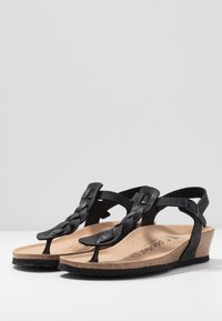 Papillio Sandály na klínu - black