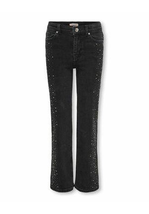 MIT WEITEM BEIN KOGJUICY HOHE TAILLE - Džinsi ar taisnām starām - washed black