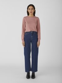 Object OBJTHESS LS O-NECK - Camisola - ash rose