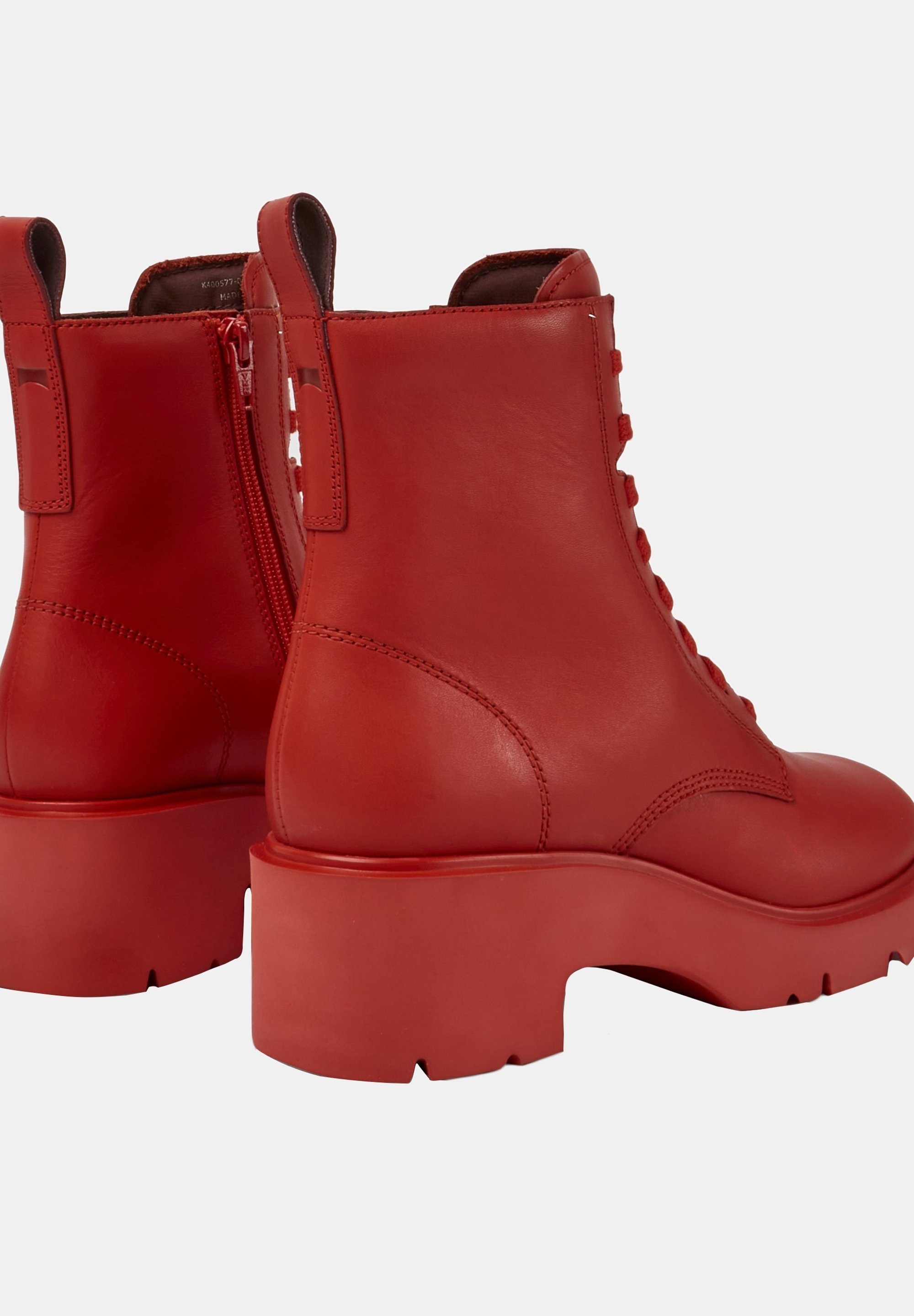 Camper MILAH - Botines con plataforma - hellrot/rojo - Zalando.es