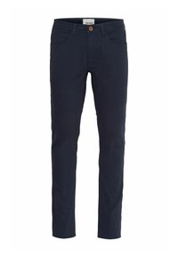 BHRODNEY PANTS SLIM/ REGULAR FIT NARROW LEG - Pantaloni - dark navy blue