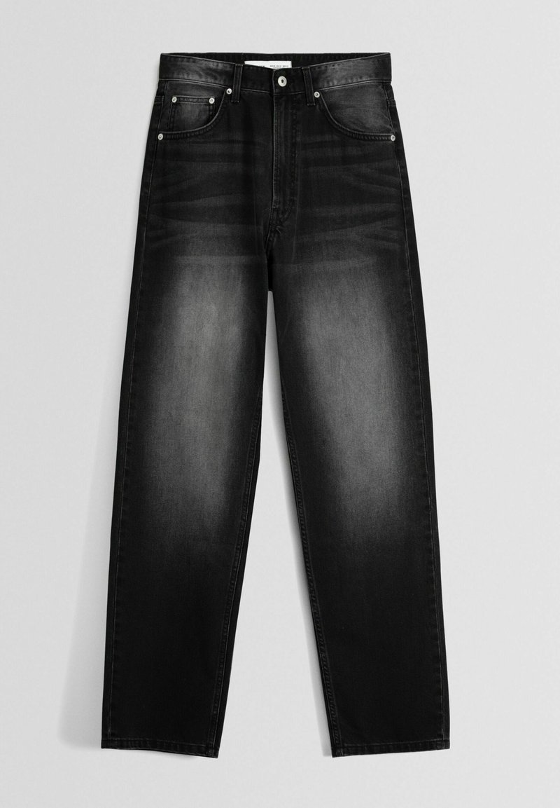 Bershka Straight leg jeans zwart