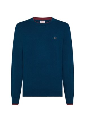 ROUND L/S - Sweatshirt - petrolio