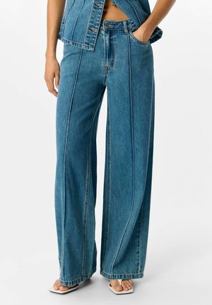 Pernera ancha - medium blue denim